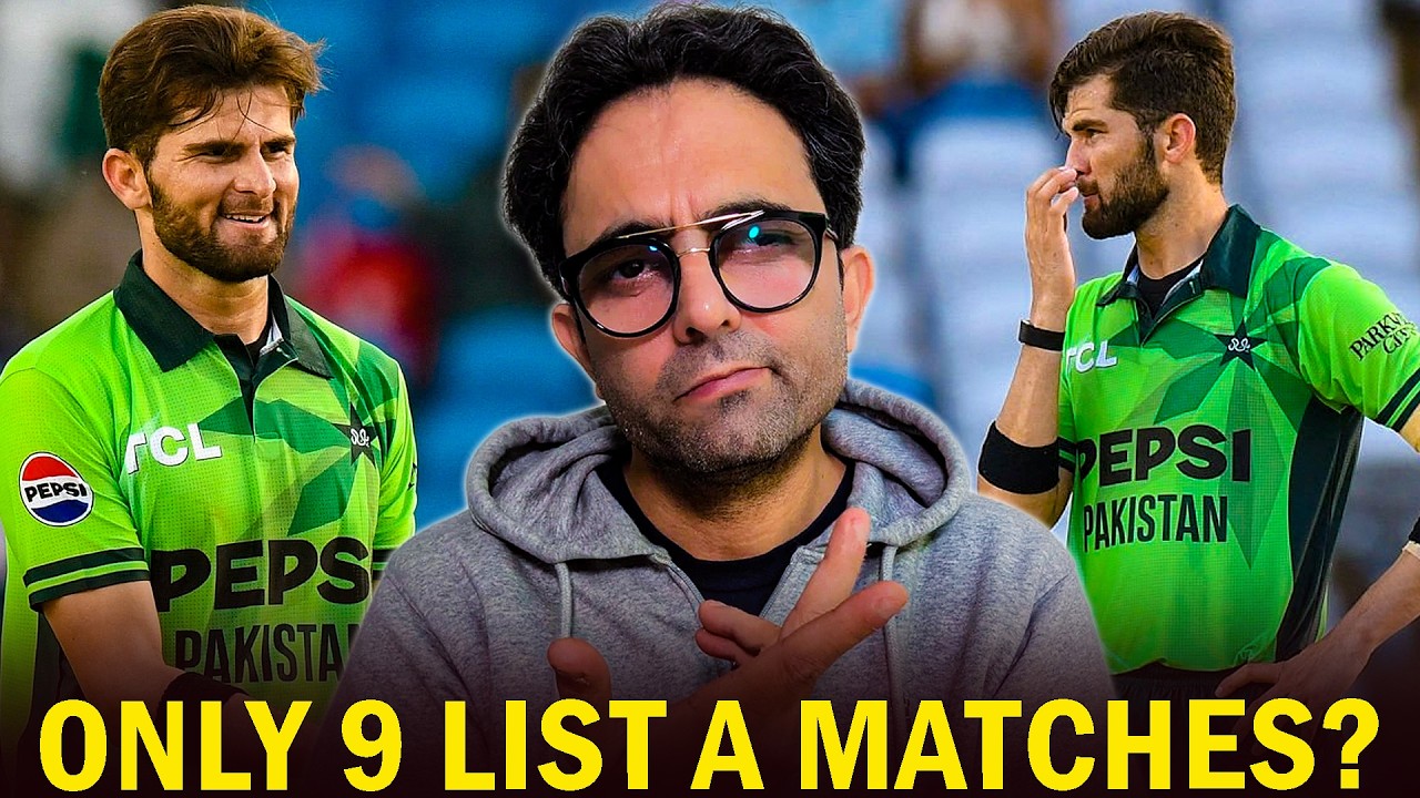 Shaheen Shah Afridi Has Played Only 9 List A Matches and he Leads Pakistan’s ODI Team 🇵🇰🏏