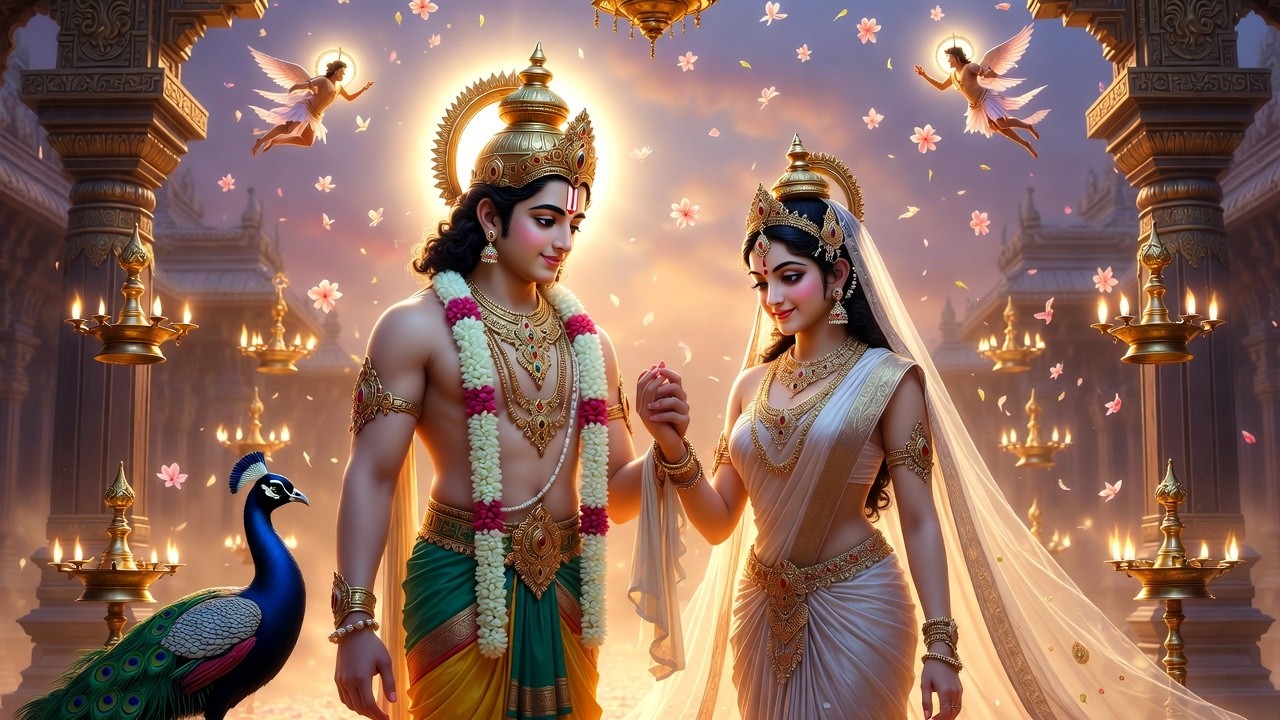 ❤️The Romantic Legend of Valli & Lord Murugan Love story✨#Vallimali #murugantemples