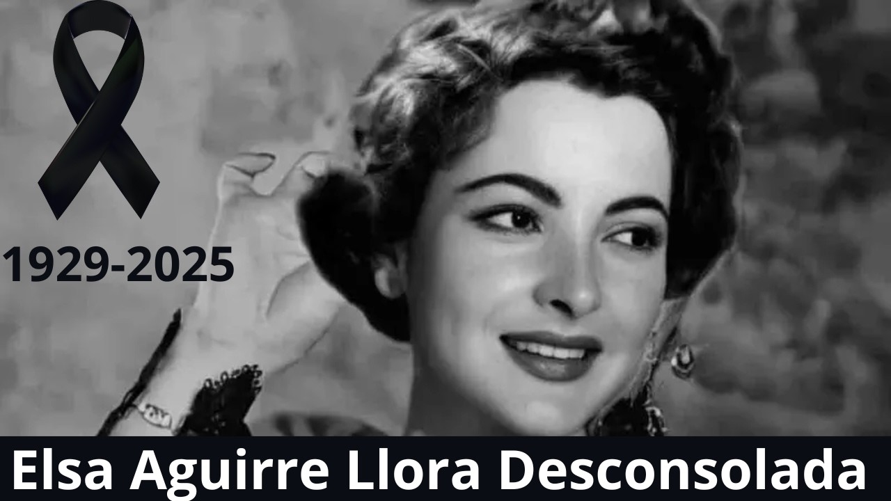 Fallece Alma Rosa Aguirre | Elsa Aguirre llora desconsolada