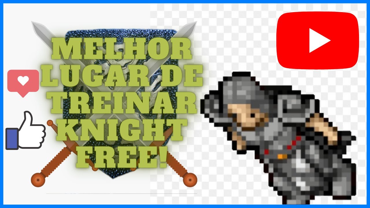 TUTORIAL DE TIBIA DO COME&Ccedil;O , COMO TREINAR KNIGHT FREE , TEMP 3 EP 1