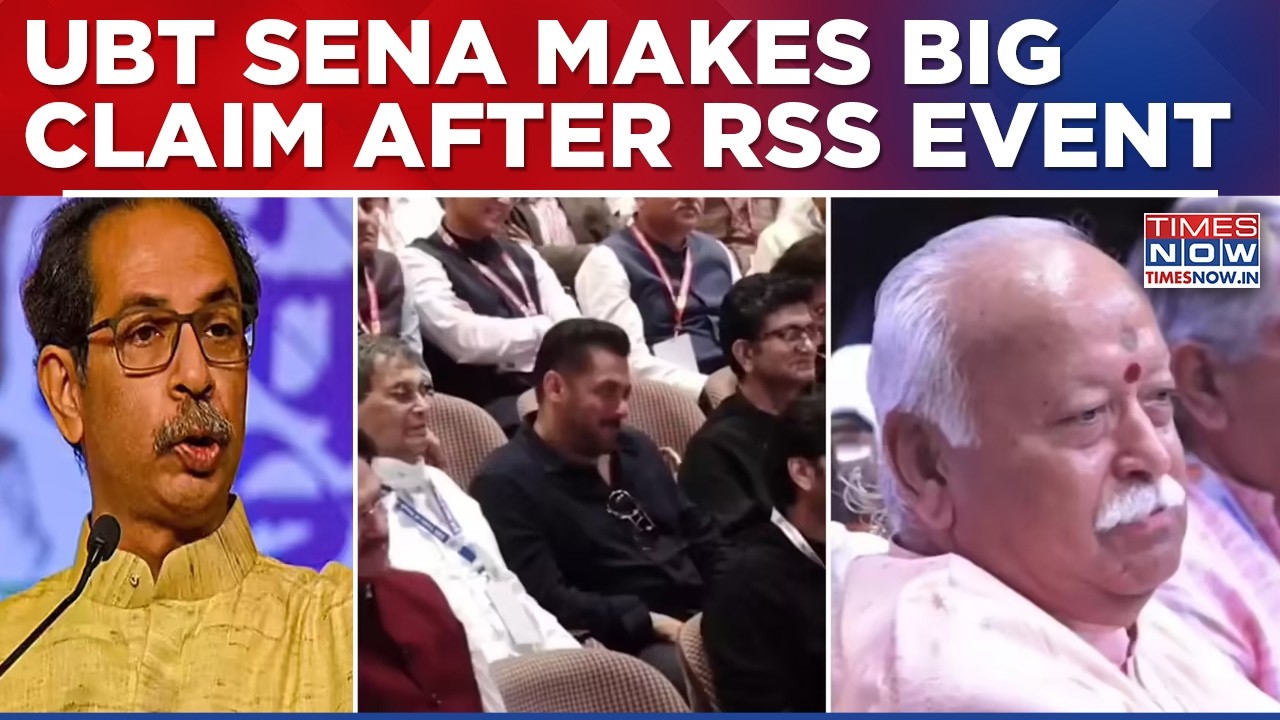 B'wood Stars Under Pressure? UBT Sena's Big Claim In 'Saamana' Amid Salman's Presence At RSS Event
