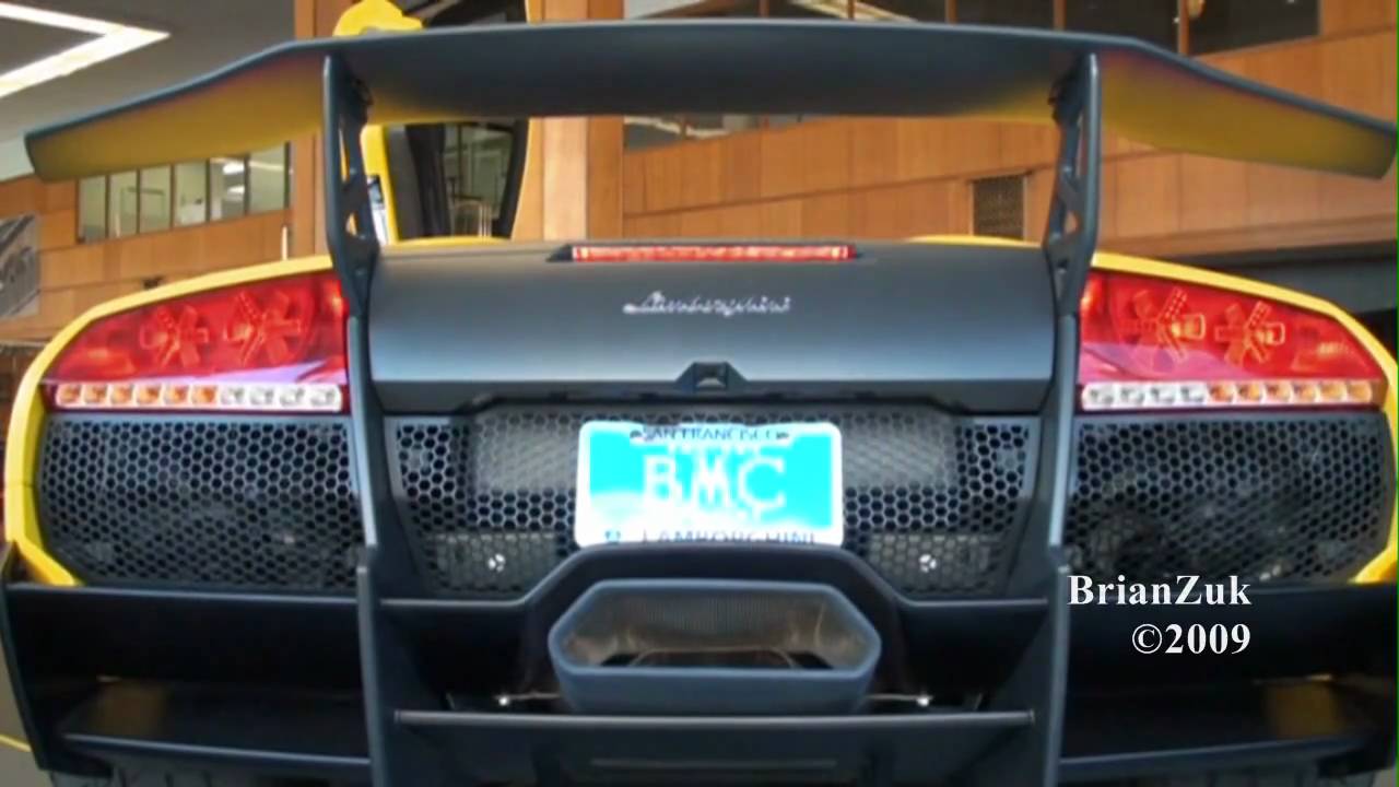 Lamborghini Murcielago LP670-4 SV Engine Start