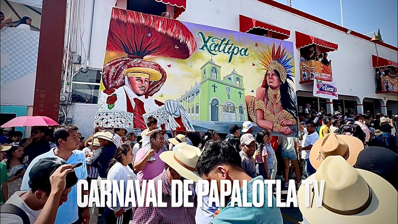 La Presentación del Carnaval Papalotla 2025. Barrio de Xaltipa