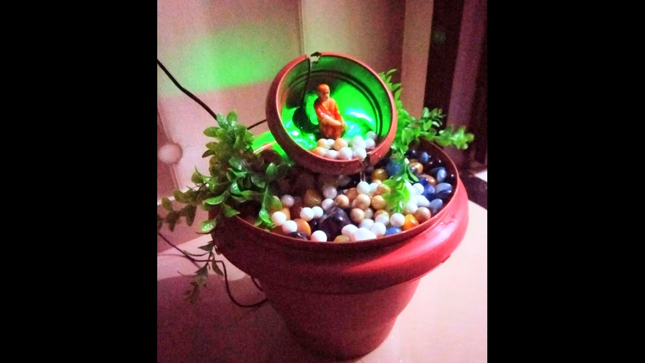 ❤ DIY LED INDOOR WATER FOUNTAIN FOR BEAUTIFUL HOMES ❤ || EASY SIMPLE AND READY IN A JIFFY