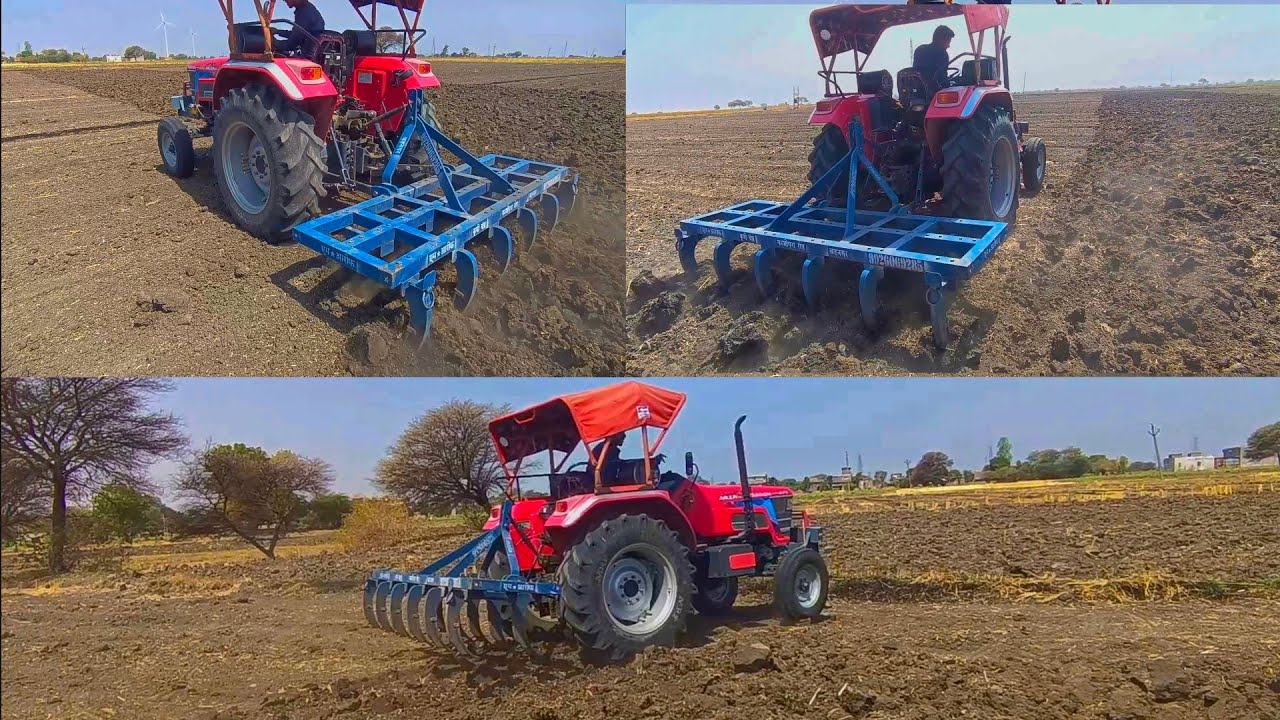 😱Mahindra Novo 605 52hp🌟 कल्टीवेटर रिव्यू💪#ट्रेंडिंग #lodingsoil #kisan #explorepage #kisanandolan #