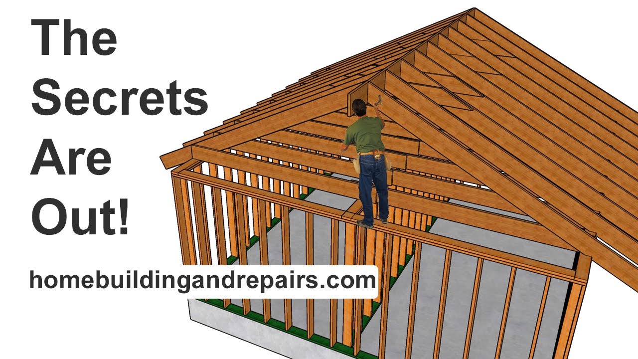 How to Layout Ceiling Joists to Create Structural Roof Rafter Ties When Lapping Over Interior Walls