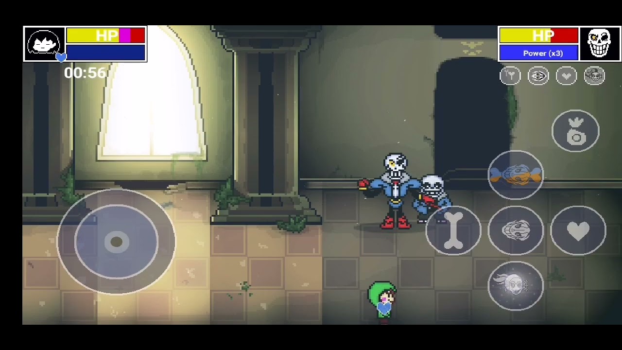 Bonetale: playing as disbelief papyrus