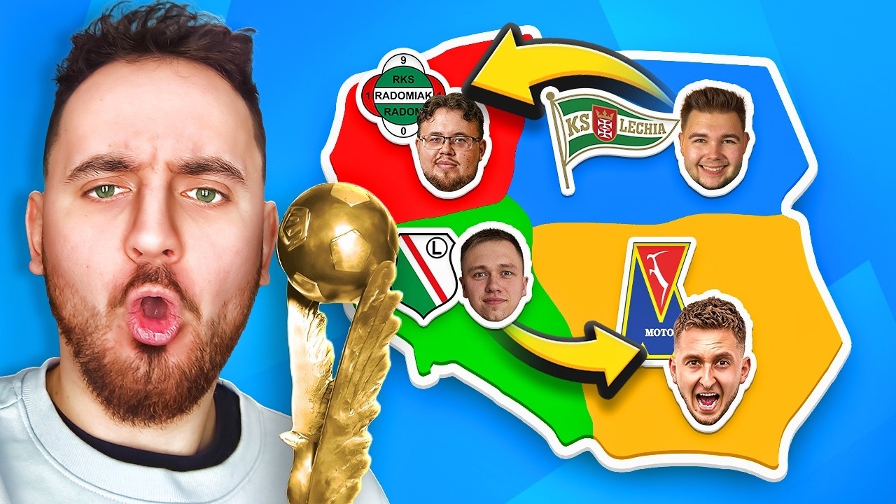 🇵🇱 IMPERIALIZM EKSTRAKLASY ale KAŻDYM Zespołem Steruje YOUTUBER!@PointFlashHD@Alviniasty@PLKD 🇵🇱