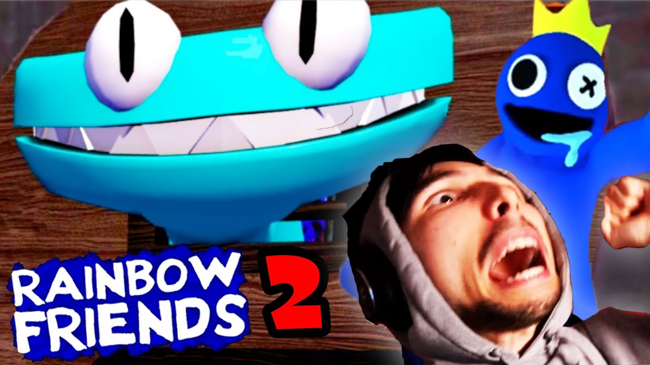 BLU e CIANO VOGLIONO MANGIARMI su ROBLOX RAINBOW FRIENDS CAPITOLO 2