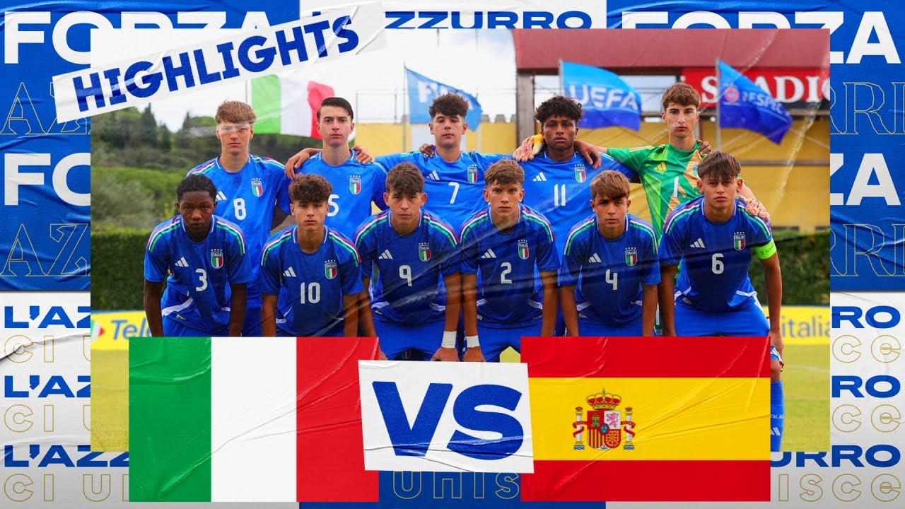 Highlights: Italia-Spagna 2-3 I Under 16 | Amichevole