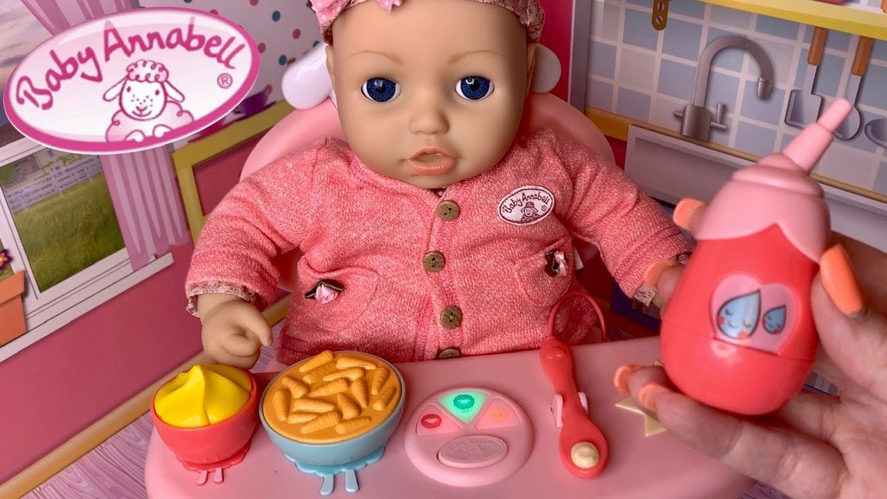 Baby Annabell LunchTime Table Picky Baby Feeding Zapf