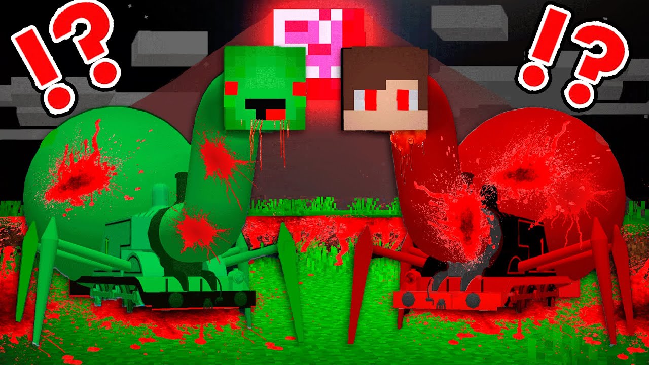 MAIZEN: Джей-Джей и Майки стали самыми длинными Томасами в Bloody Moon Story — Minecraft Animatio...