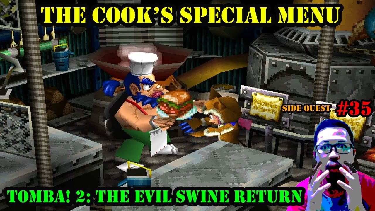 Dried Fish Hash Potato & Steak Sandwich The Cook's Special Menu - EP35 Tomba 2 The Evil Swine Return