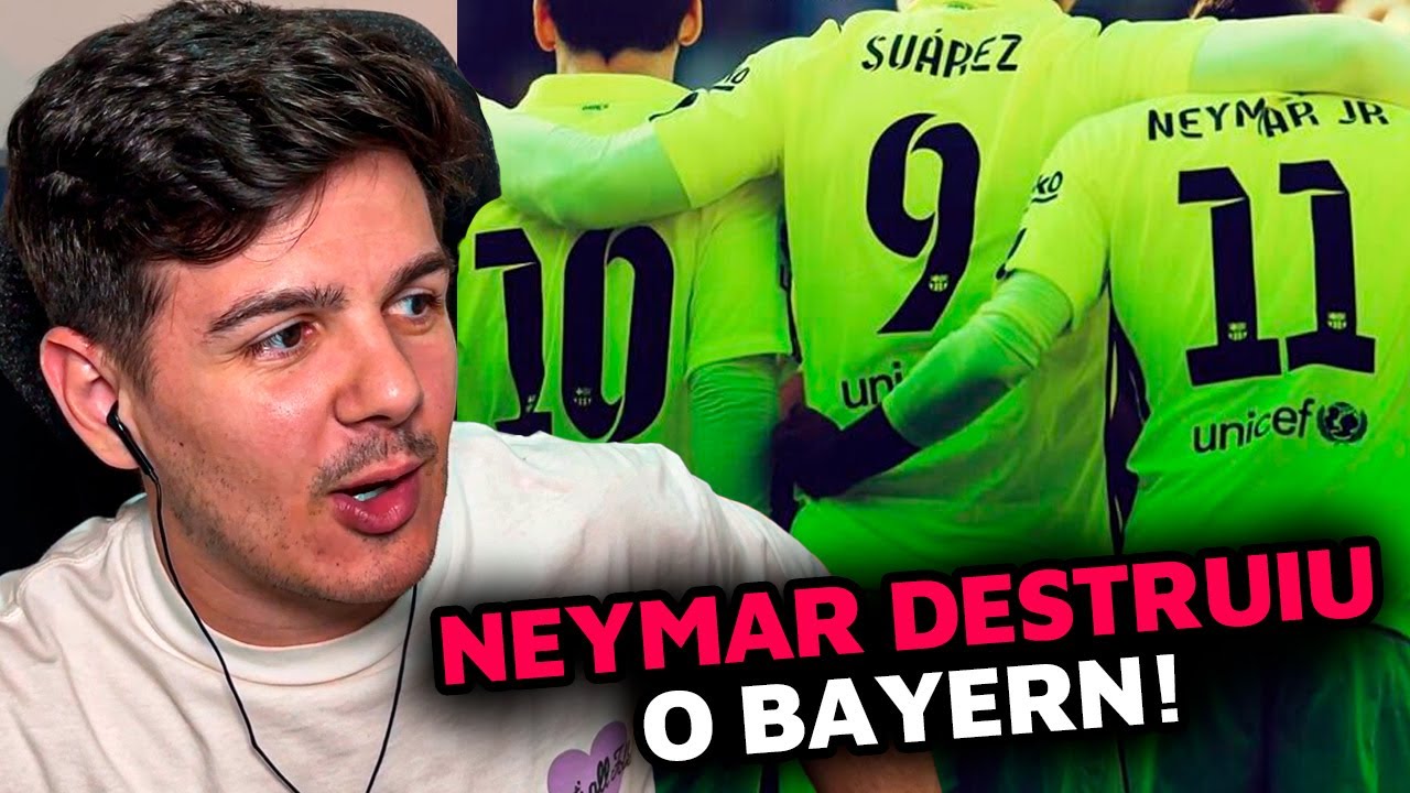 wardi REAGE AO NEYMAR DESTRUINDO O BAYERN NA CHAMPIONS!