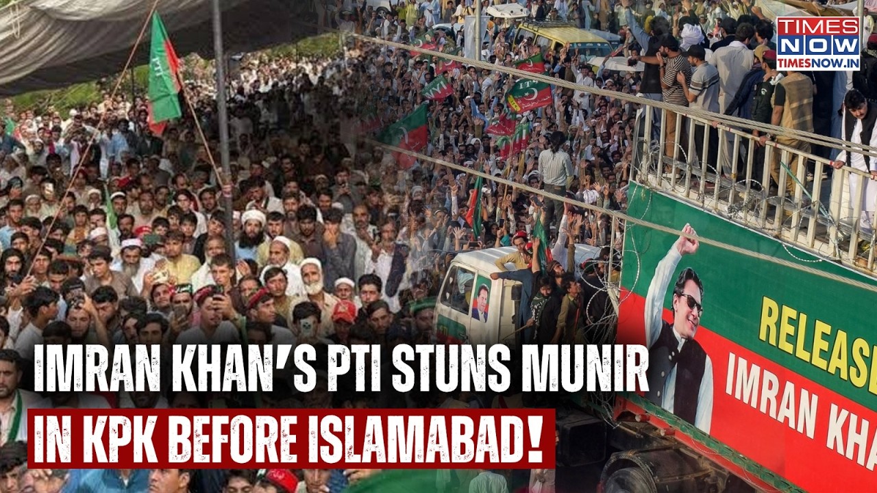 Pakistan's PTI Stun Sharif In KPK: Imran Khan Supporters Defy Munir's Forces, March On Islamabad