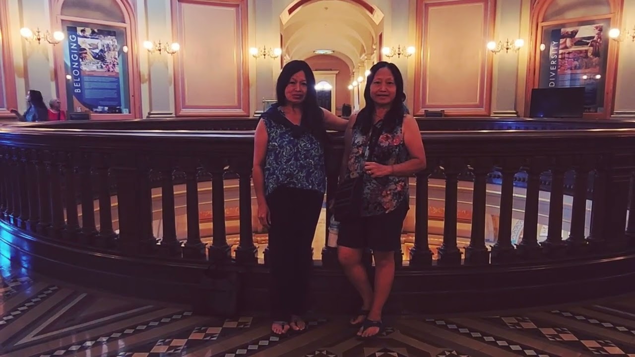 Touring the inside of the State Capitol in Sacramento