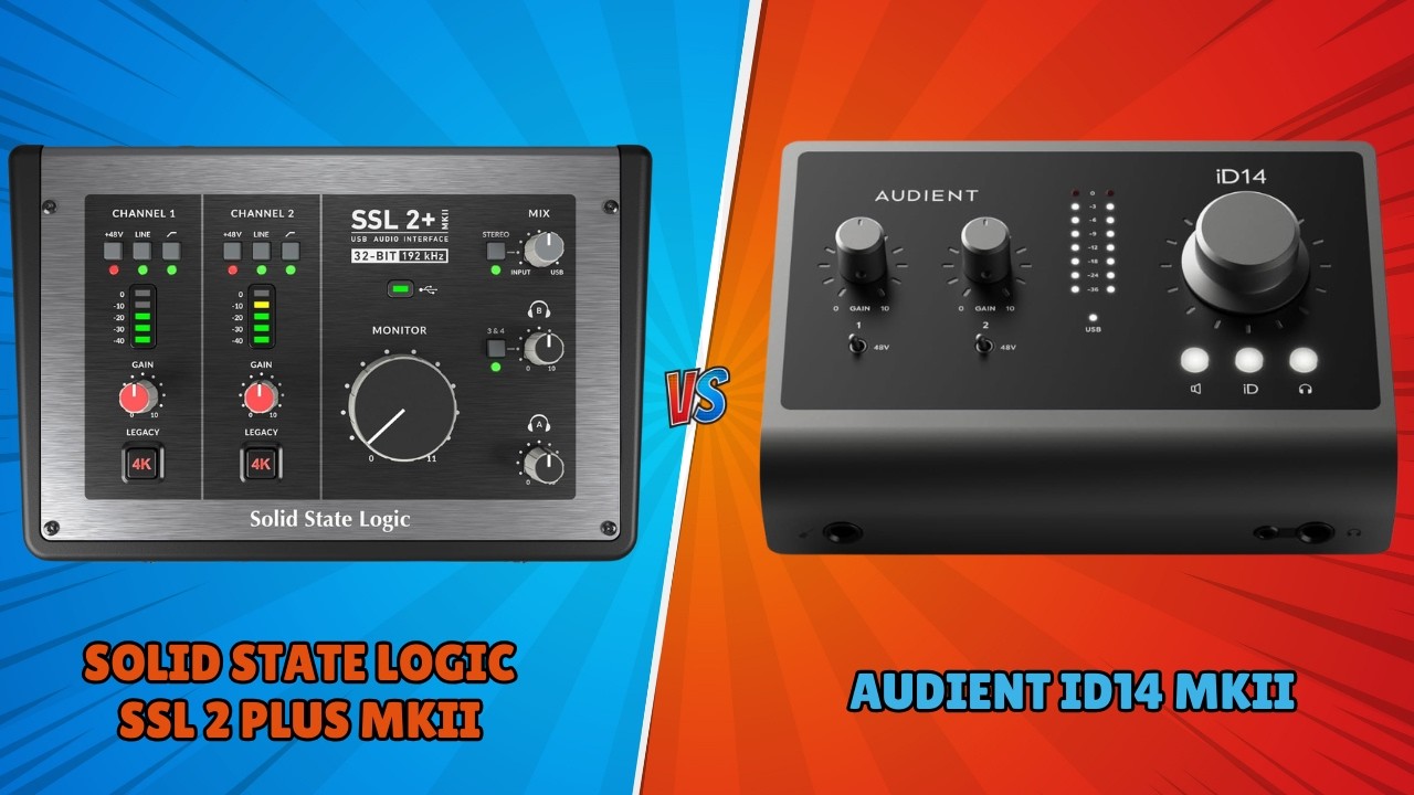 Audio Interface Faceoff | SSL 2 Plus MKII vs Audient iD14 MKII USB Audio Interface