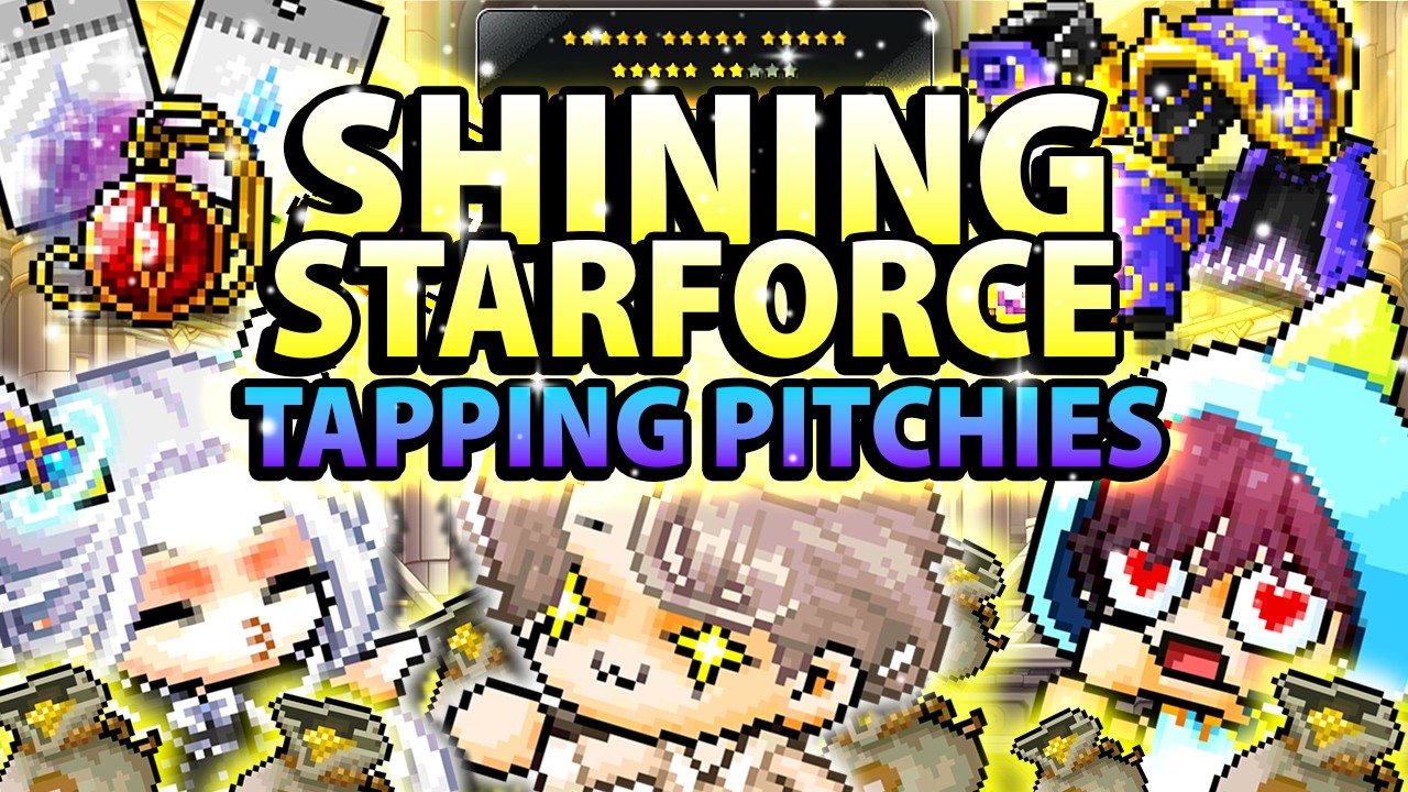🌟SHINING STAR FORCE!!⚡TAPPING PITCHIES AND GOODIESS🍀CAN WE HIT?! | Maplestory Hyperion