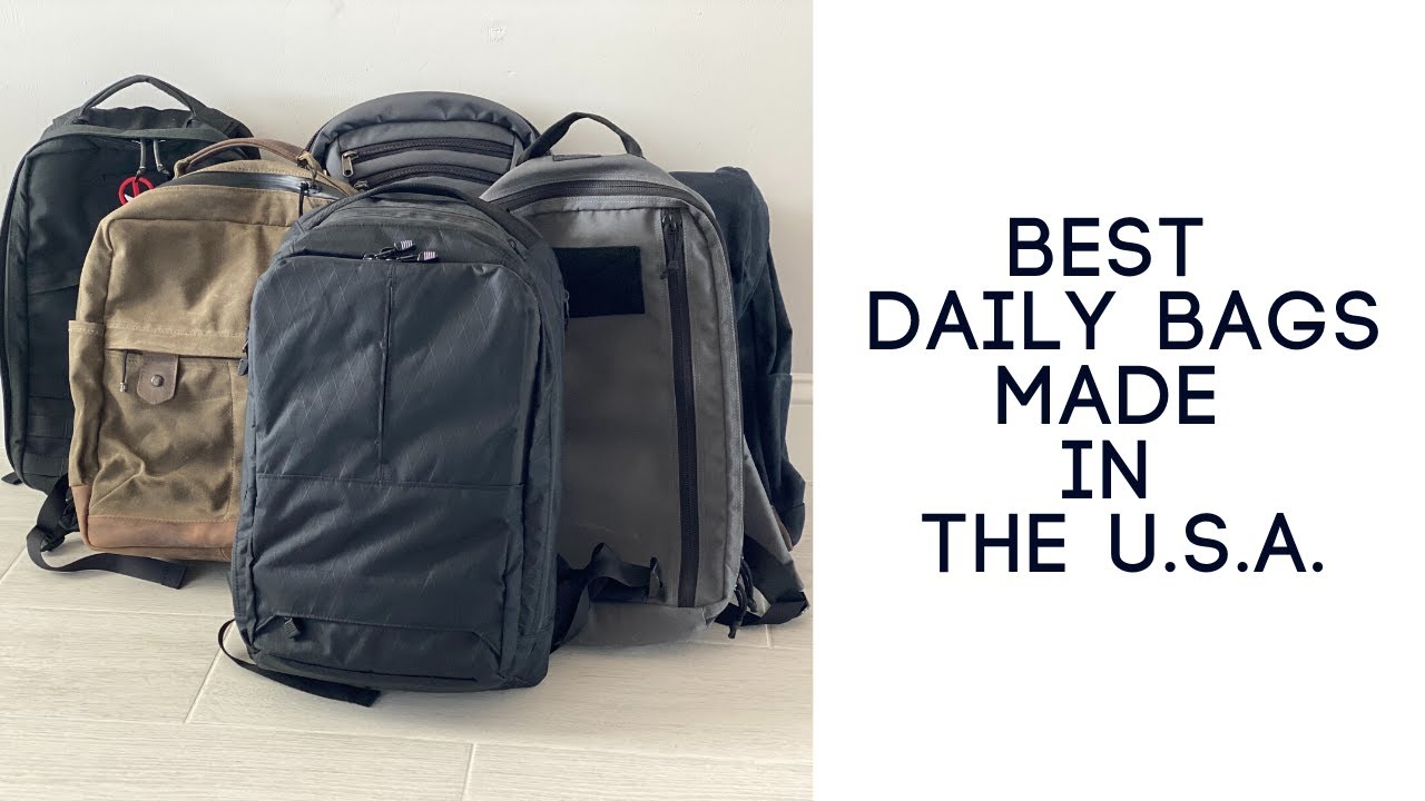 6 Awesome Daily / Tech Bags That are Made in the USA