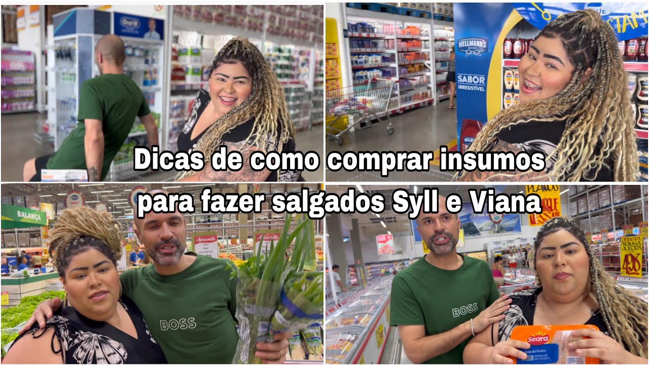 Dicas de como comprar insumos para fazer salgados da forma certa Syll e Viana Vloog
