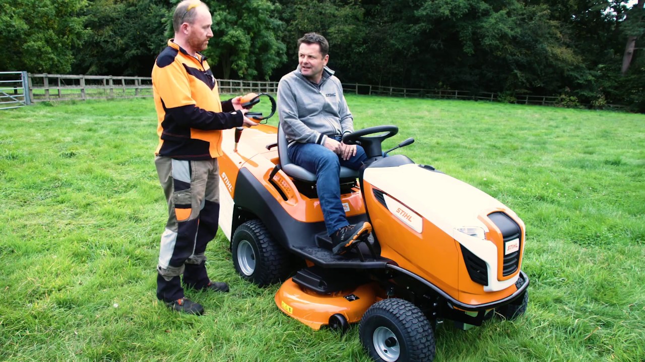 Преображаем сад Криса Холлинса с помощью самоходной газонокосилки STIHL | STIHL GB