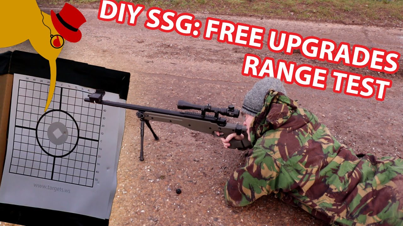 DIY Airsoft - The Novritsch SSG96: Pt 2(b) Free Upgrades Range Test