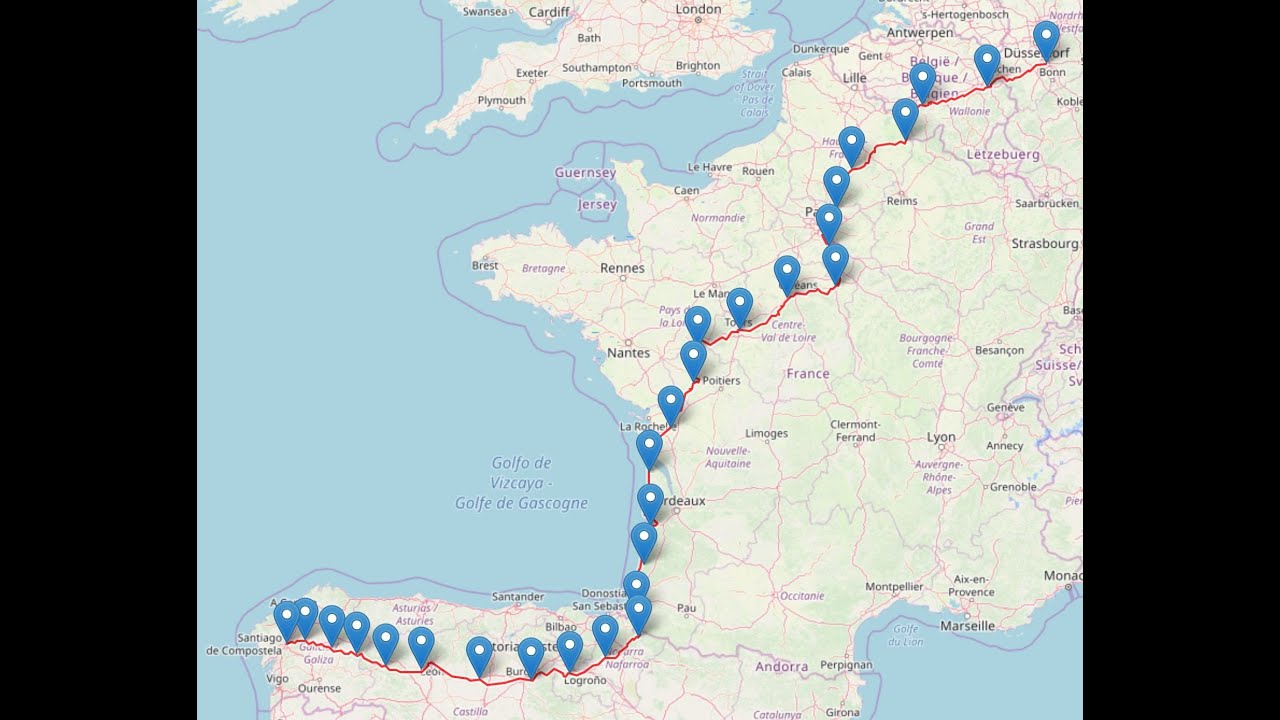 Biking from Cologne to Santiago de Compostela