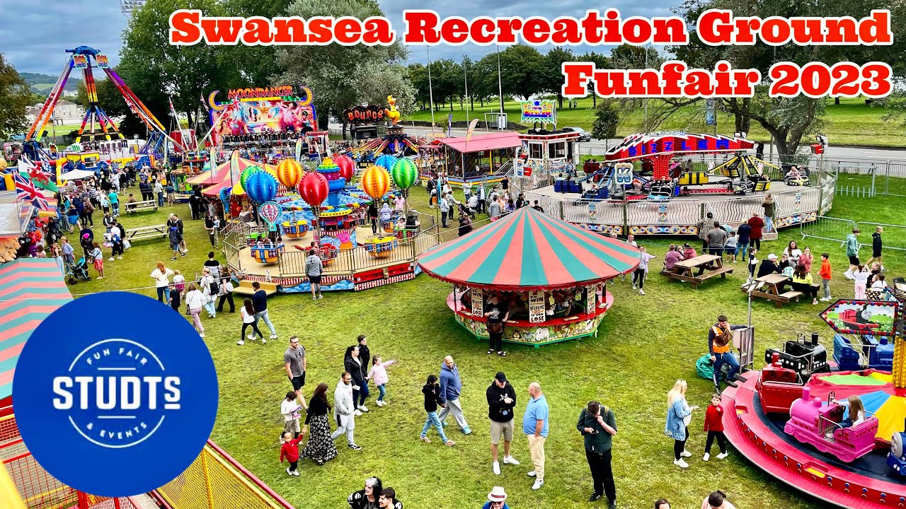 Swansea Recreation Ground Funfair August 2023