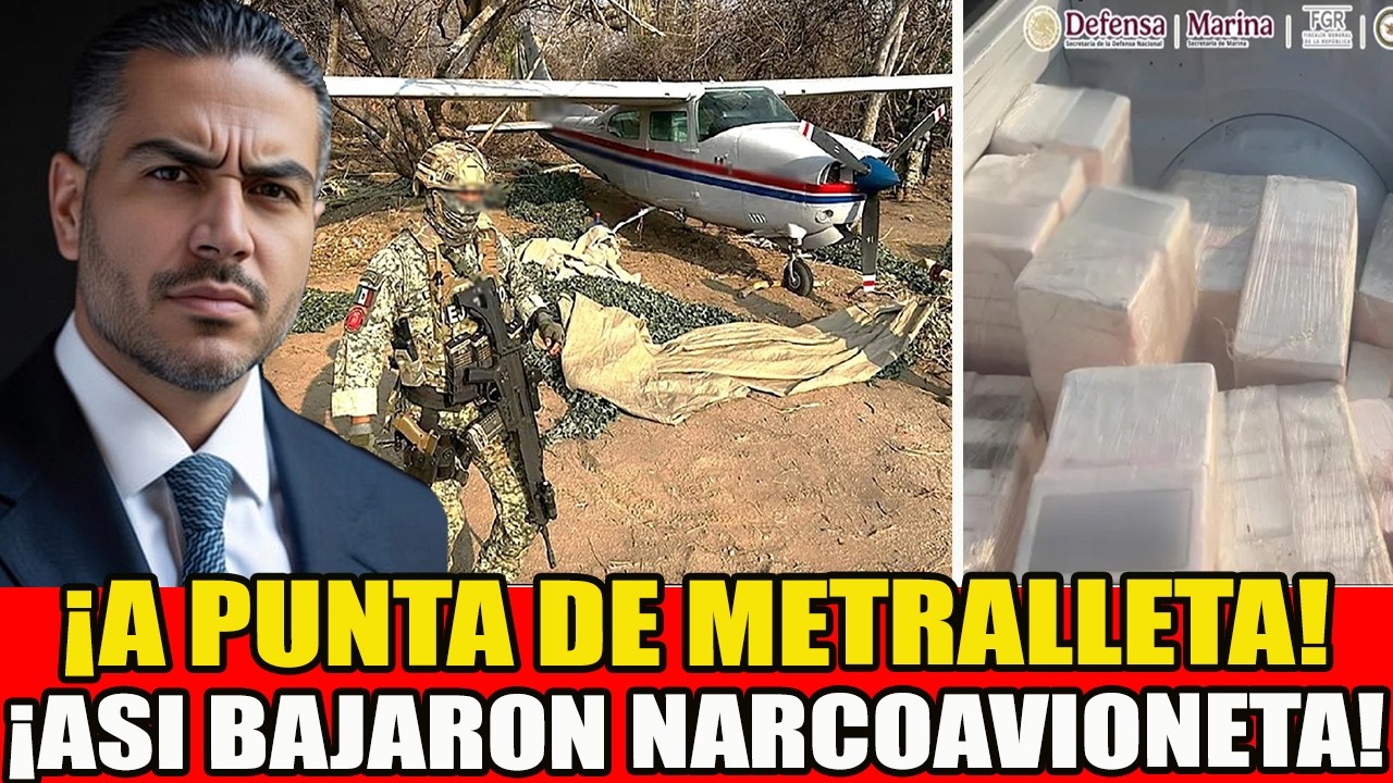 HARFUCH TUMBA AVIONETA! LLEVABA 534 PAQUETES DE POLVO BLANCO!