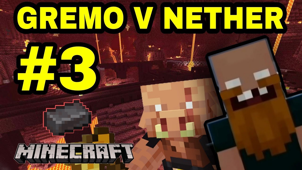 Raziskovanje netherja / #3 minecraft (SLO)