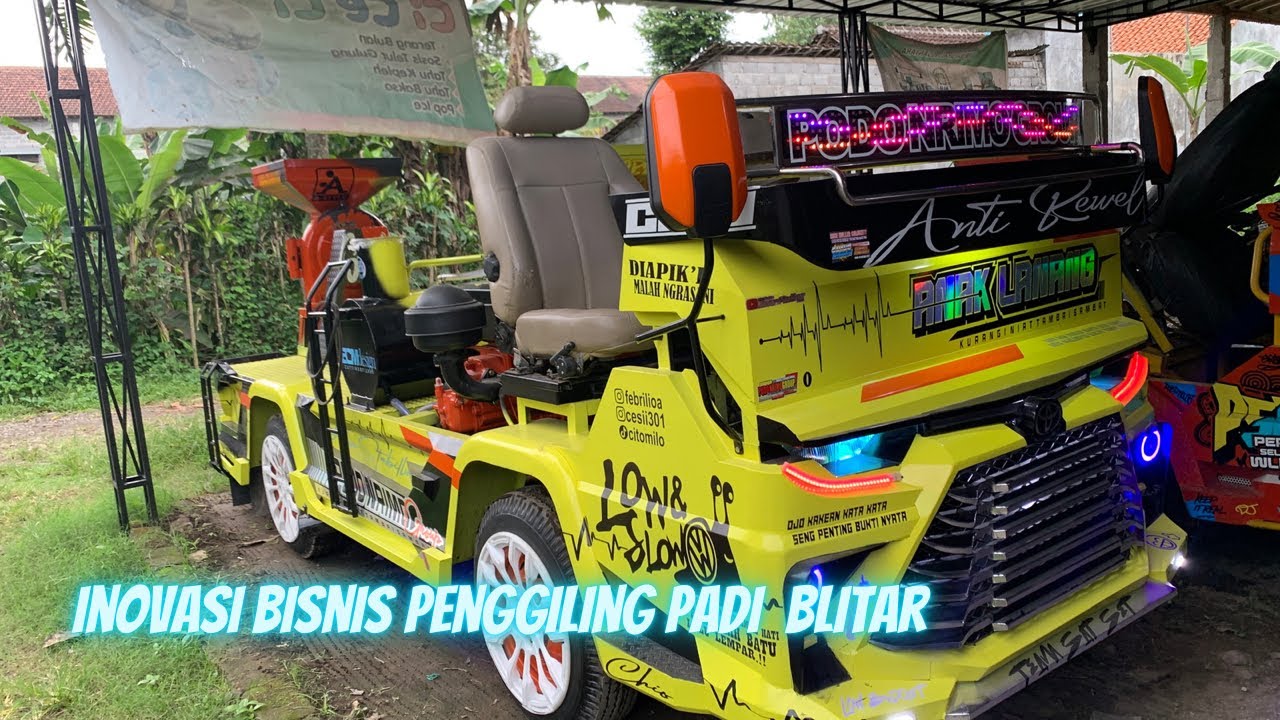 REVIEW MOBIL PENGGILING PADI MODEL AVANZA DIESEL TERBARU BLITAR!!! #ricehuller