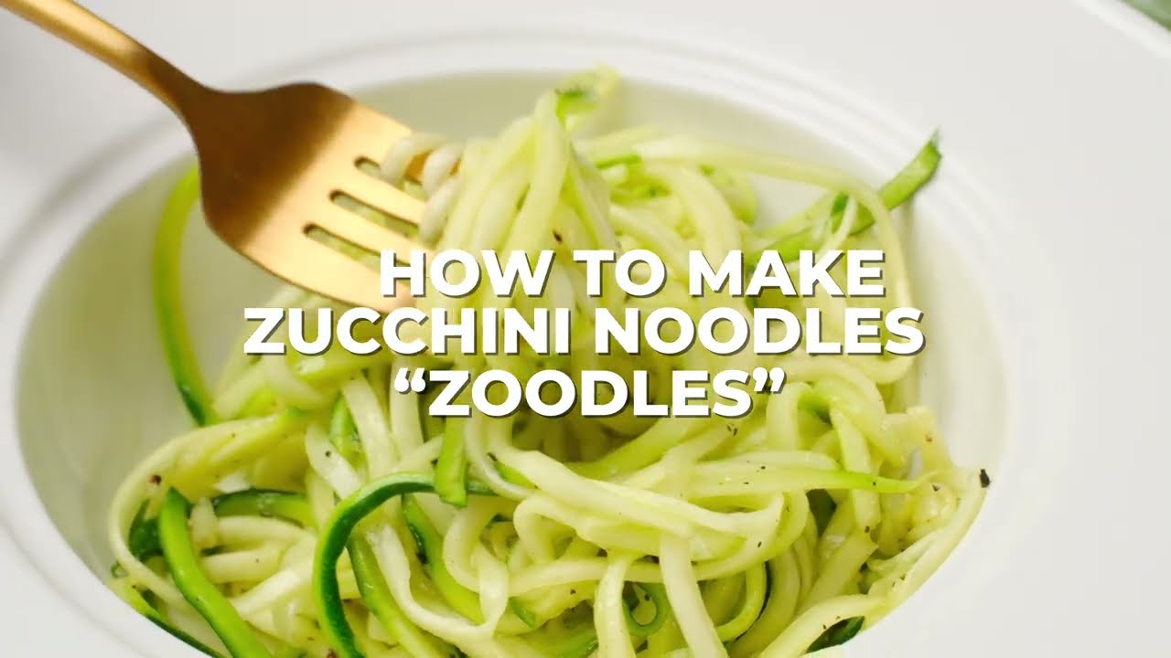How to make zucchini noodles “zoodles” - low-carb, Keto