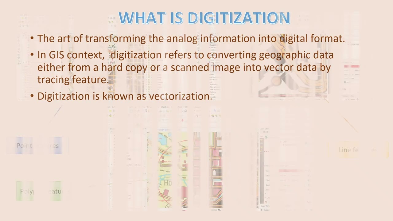 GEOREFERENCING AND DIGITIZATION  IN QGIS