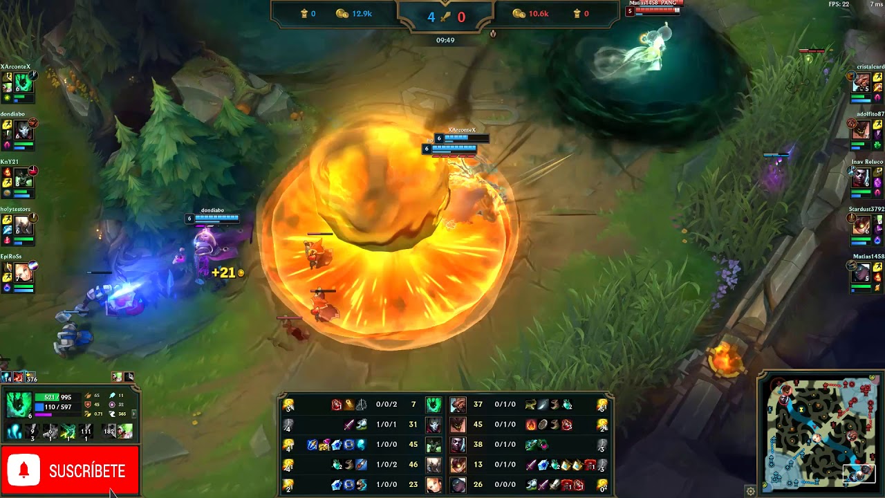 Partida completa con Thresh - Soporte