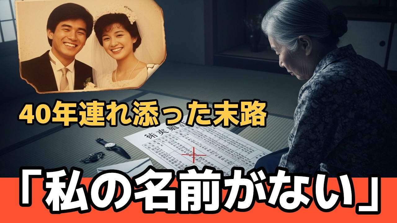 夫の遺品整理で気づいた、私の名前の不在