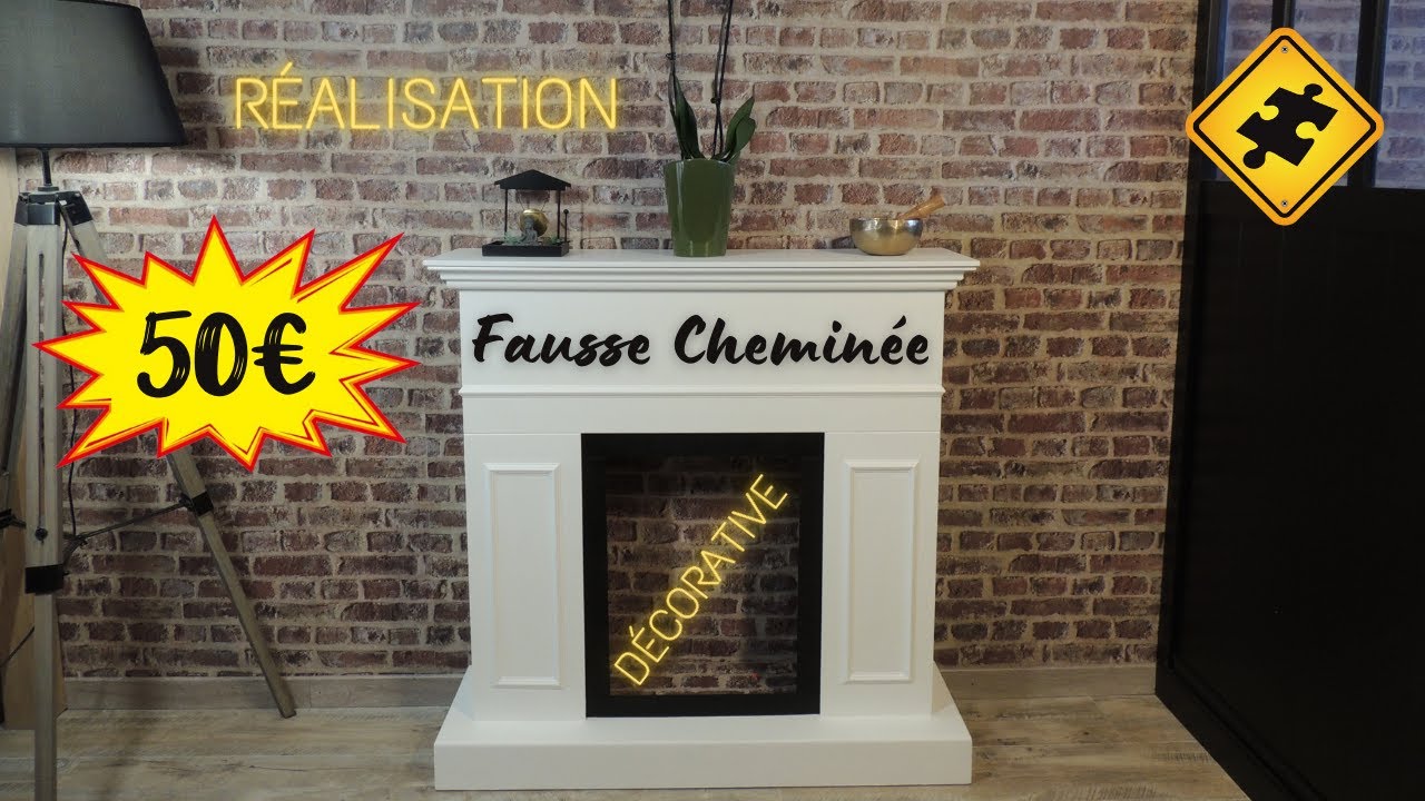Comment r&eacute;aliser une fausse chemin&eacute;e d&eacute;corative &ndash; Tutoriel DIY facile