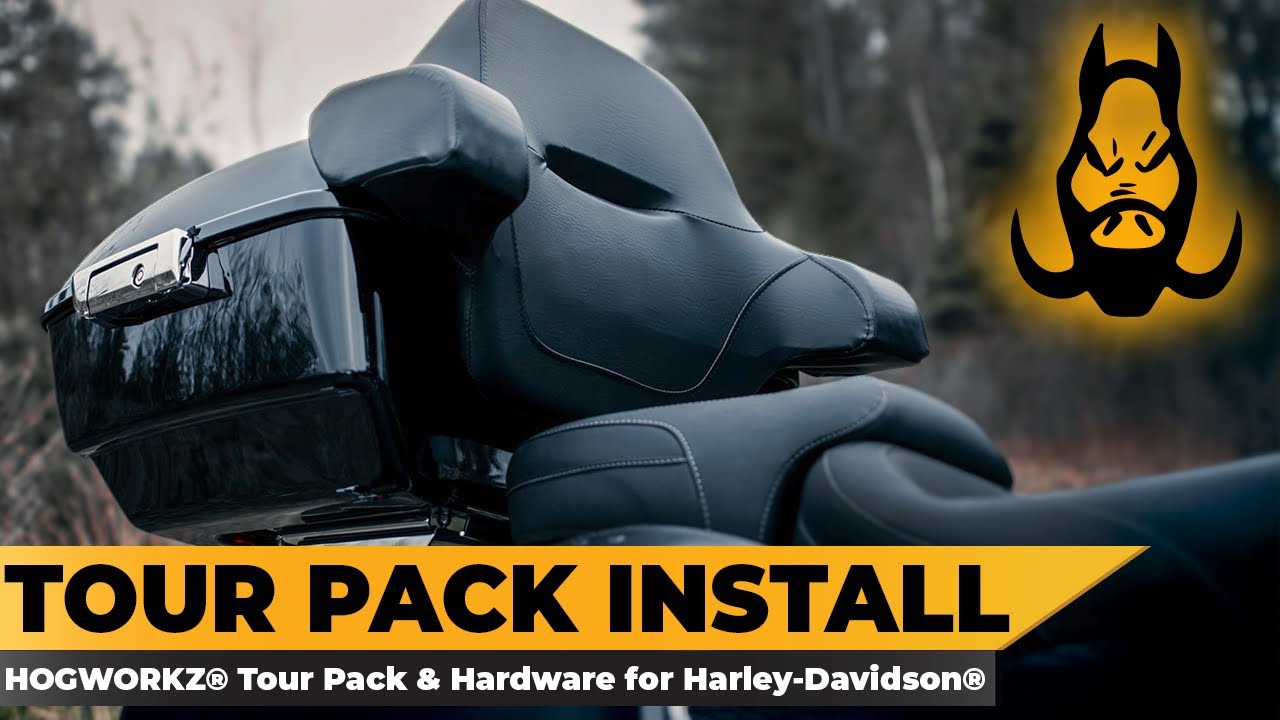 HOGWORKZ&reg; Tour Pack Installation (Fits '97+ Harley&reg; Touring Motorcycles)