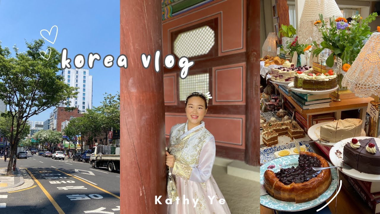 three days in Korea! shopping, cafe hopping, han river picnic, hanbok experience