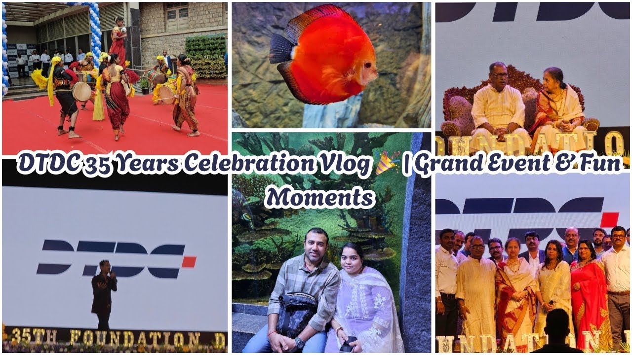 DTDC 35 Years Celebration Vlog 🎉 | Grand Event, Performances & Fun Moments
