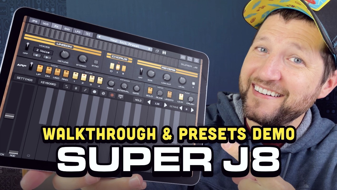 SUPER J8 by AudioKit Pro | Jupiter-8 Inspired Synth Presets Demo & Walkthrough