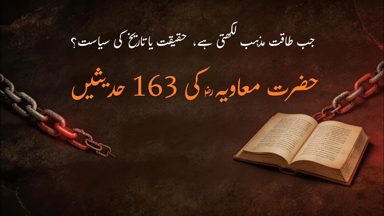 جب طاقت مذہب لکھتی ہے، حضرت معاویہ ؓ کی 163 حدیثیں: حقیقت یا تاریخ کی سیاست؟