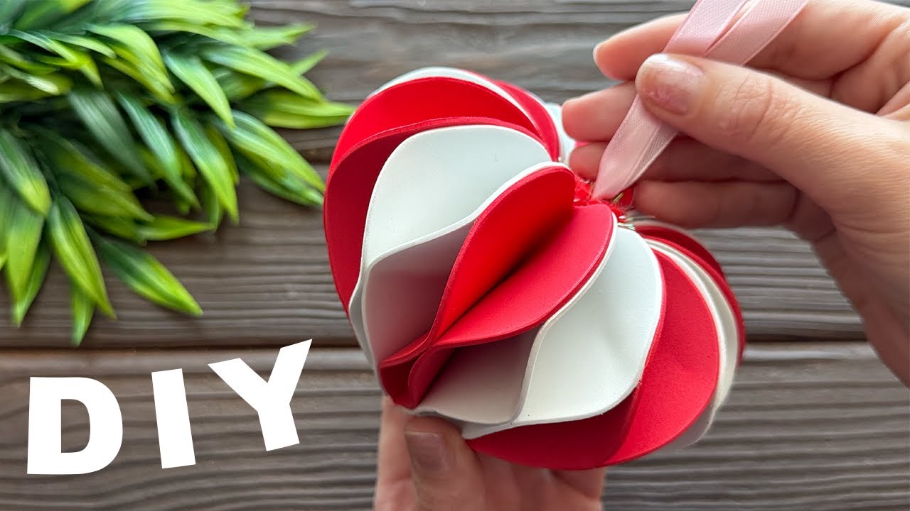 ♥️ Easy Gift Ideas ♥️ Heart Valentine's Days Craft Decoration Tutorial