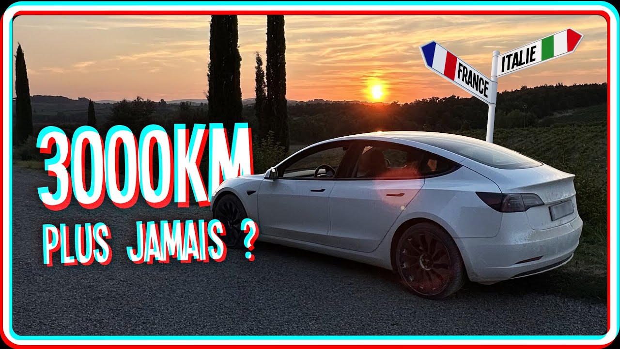 L'Italie en VE - 3000KM en Tesla Model 3 SR+ 2021 - Galère ou pas ?