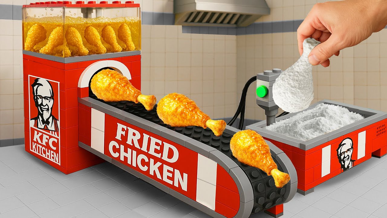 LEGO Technic Fried Chicken Maker &ndash; Automatic Cooking System