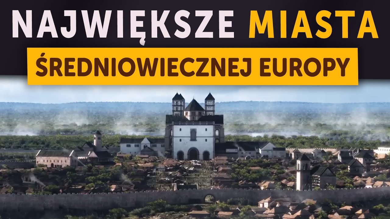 Największe miasta średniowiecznej Europy. Ilu miały mieszkańc&oacute;w TYSIĄC LAT TEMU?