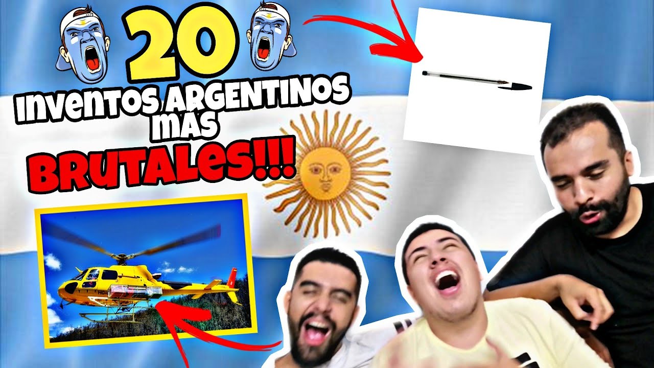 REACCIÓN mejores INVENTOS HECHOS EN ARGENTINA (INCREIBLE)