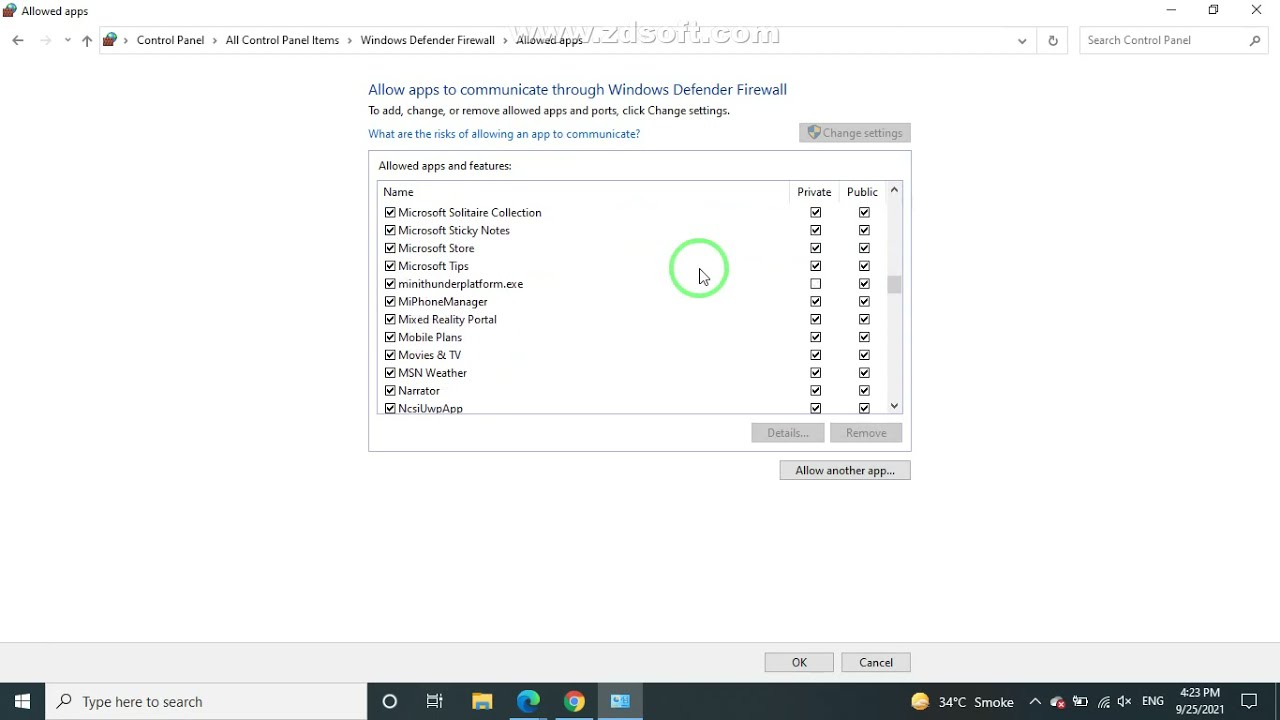 How to put an Application to Firewall Exceptions in Windows 10, 8 & 7