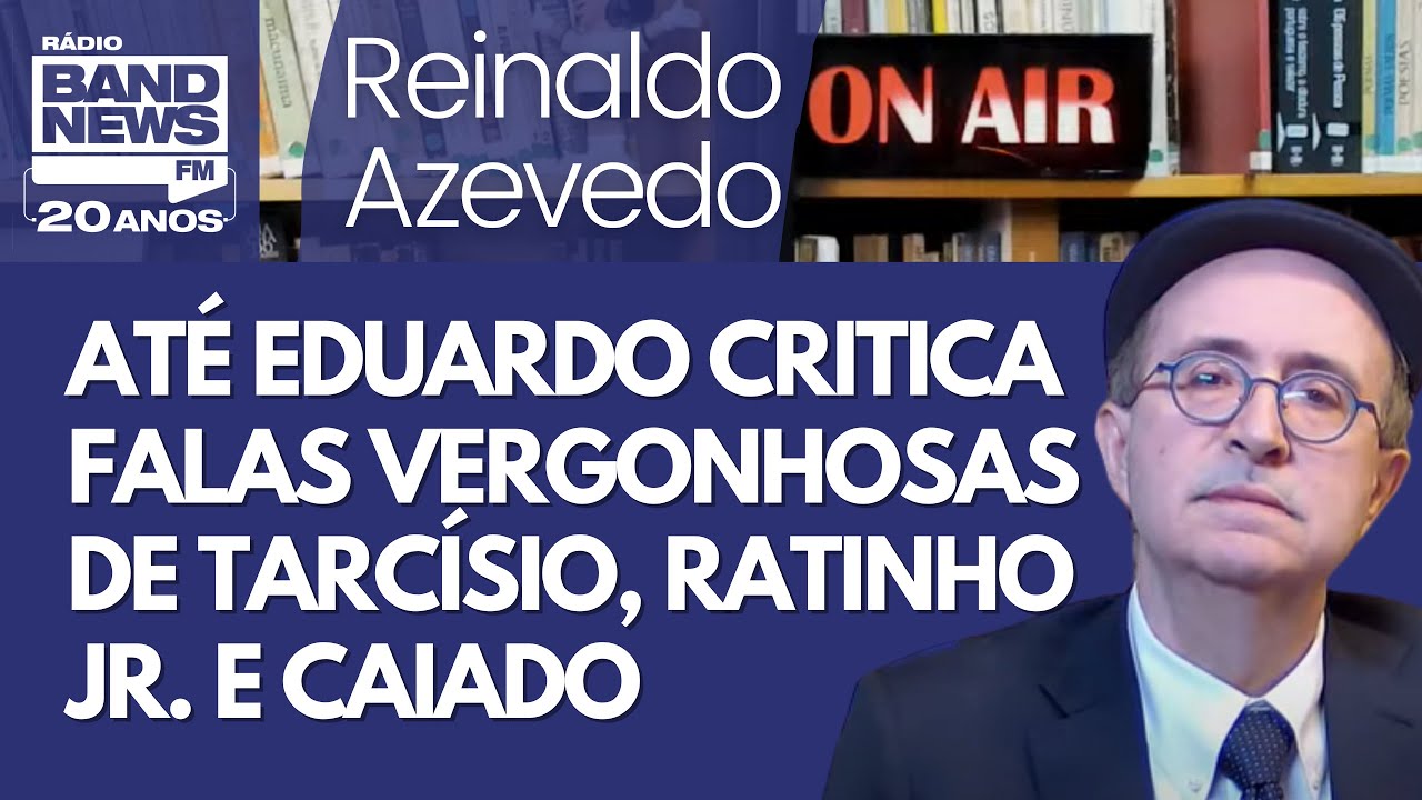 Reinaldo – Vergonha: Tarcísio, Ratinho Jr. e Caiado atacam Lula e preservam Trump e Bolsonaro