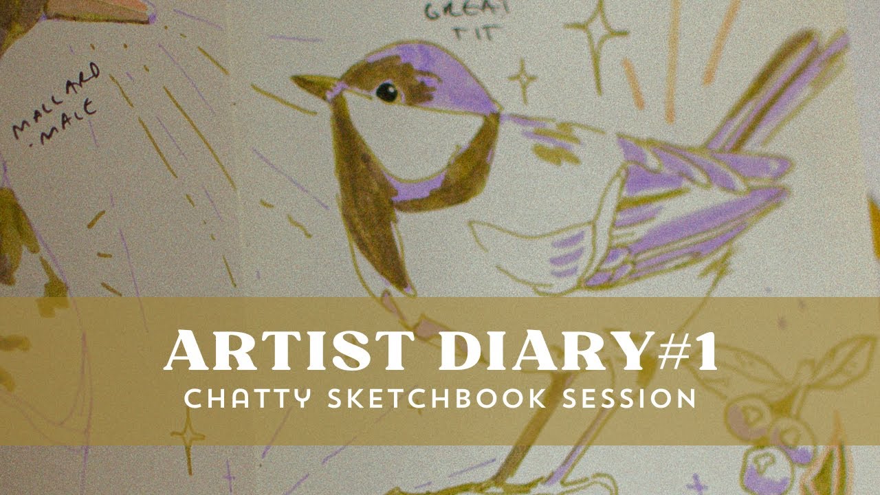 Draw with Me 🌻 | Chatting About My Art Business and Dealing with Uncertainty (Artist Diary 1)