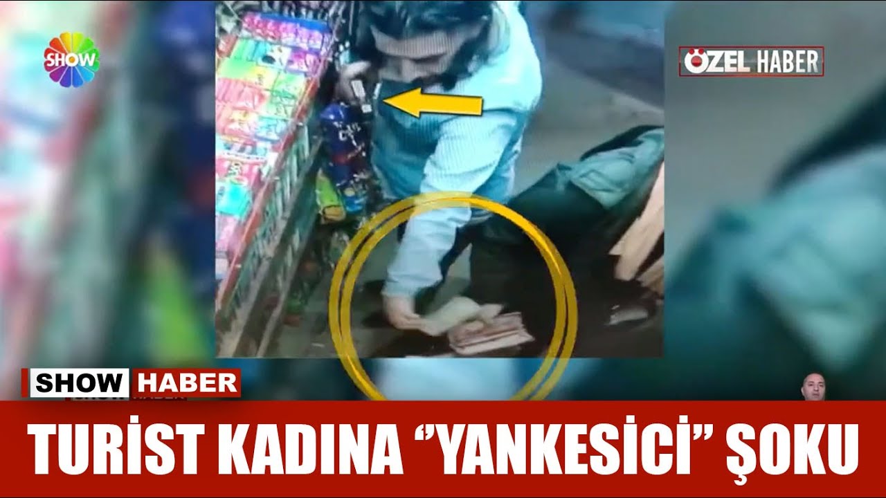 Turist kadına ''yankesici'' şoku